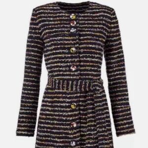 CAbi HEADLINE TOPPER Boucle Tweed Car Coat